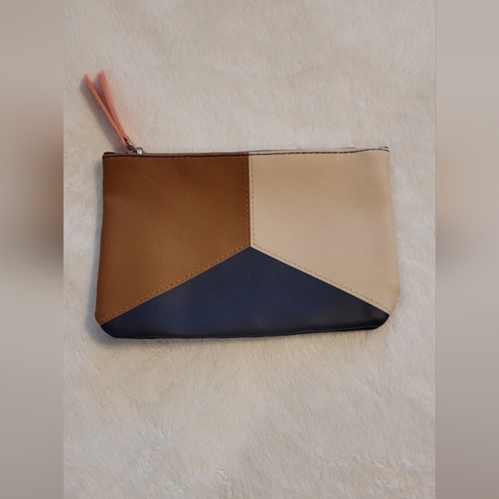 Colorblock Ipsy Makeup Travel Wallet Bag‎